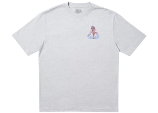 Palace Rolls P3 Tee Grey Marl