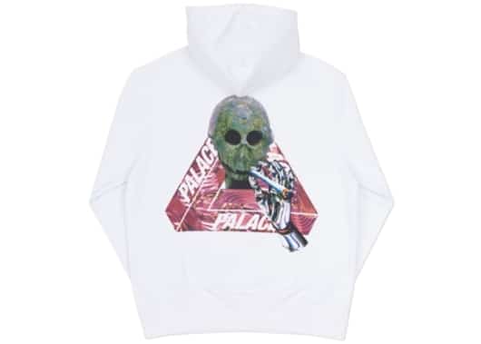 Palace Skeledon Hoodie White - Image 2