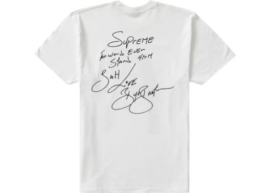 Supreme Buju Banton Tee White