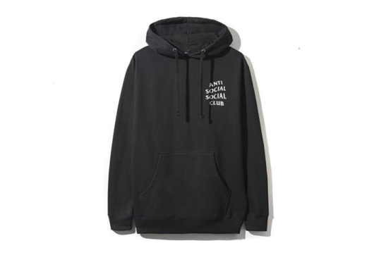 Anti Social Social Club ASSC Silver Blinded Hoodie Black