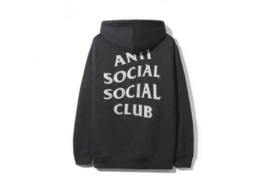 Anti Social Social Club ASSC Silver Blinded Hoodie Black