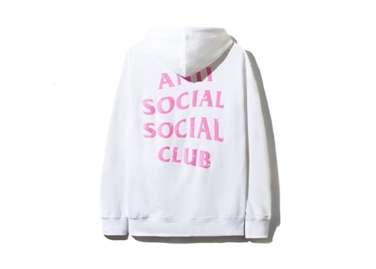 Anti Social Social Club ASSC Pink Blinded Hoodie White