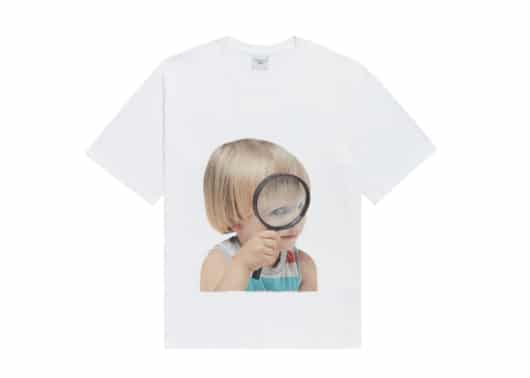 ADLV Baby Face Magnifying Glass Boy Tee White