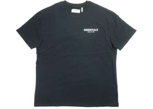 Fear of God Essentials Boxy Logo Tee Black