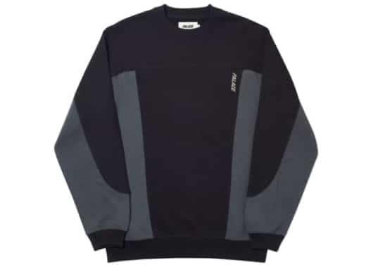 Palace F-Lock Panel Crewneck Vulcan