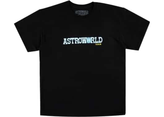 Travis Scott Astroworld Tour Tee Black - Image 2