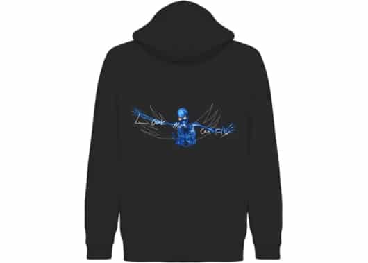 Travis Scott LMICF Blue Skeleton Hoodie Black