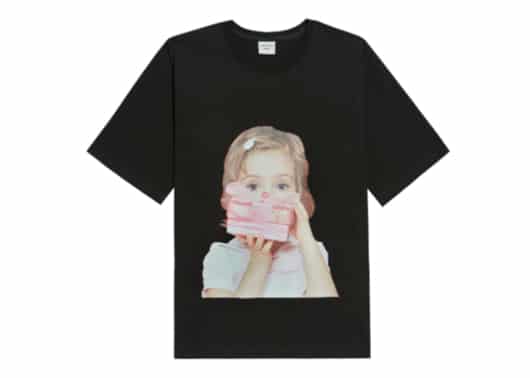 ADLV Pink Present Girl Tee Black