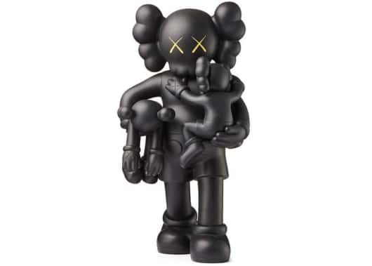 Kaws Clean Slate Vinyl Figure Black