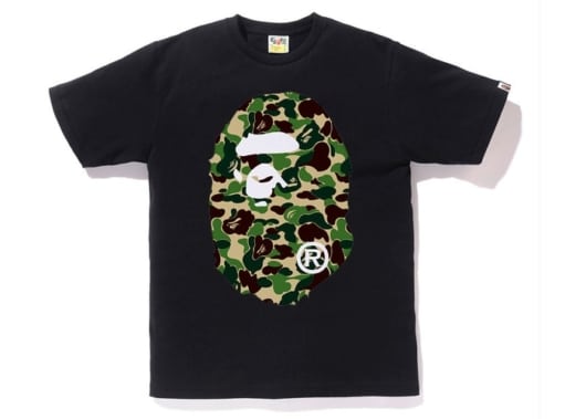 BAPE ABC Big Ape Head Tee Black/Green