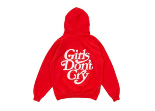 Girls Don't Cry Logo Hoodie Red - Image 2