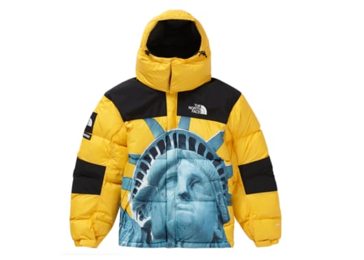 Supreme The North Face Statue of Liberty Baltoro Jacket Yellow