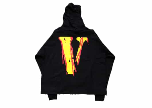 Vlone Smiley Face Hoodie Black