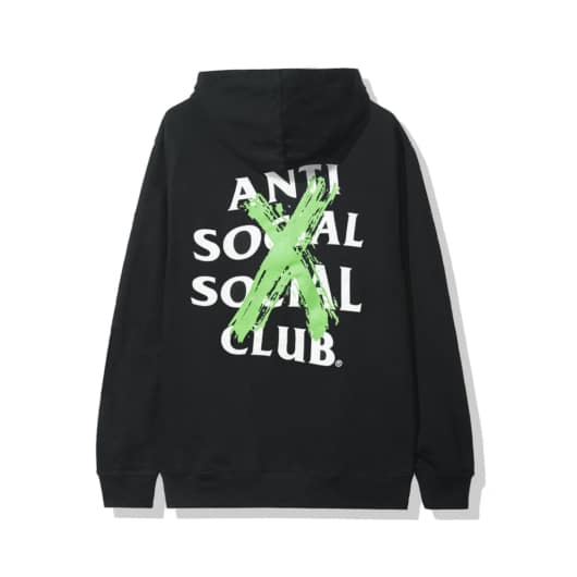 Anti Social Social Club ASSC Cancelled Remix Hoodie Black