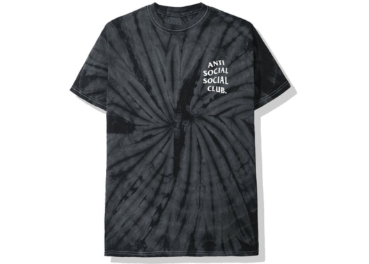 Anti Social Social Club Laguna Tie Dye Tee Black - Image 2