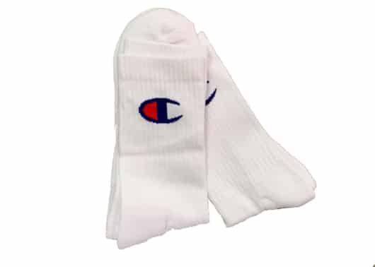 Champion Socks High C Logo White (Pack of 2)