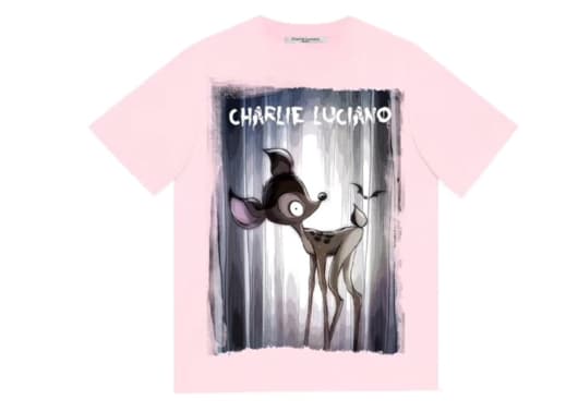 Charlie Luciano Bambi Tee Pink