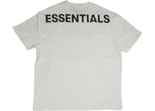 FEAR OF GOD ESSENTIALS 3M Logo Boxy Tee White - Image 3