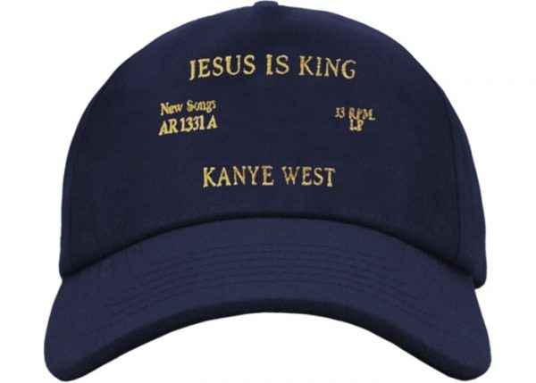 Kanye West Jesus Is King Vinyl II Hat Navy - kickstw