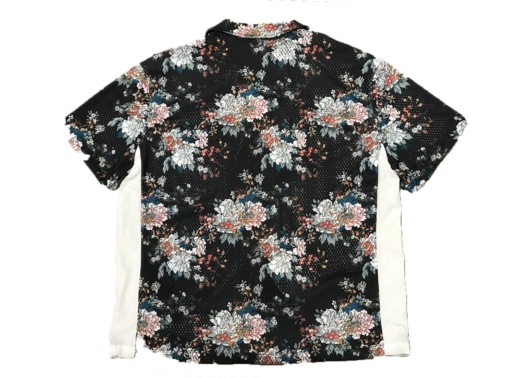 Kith Floral Print Camp Shirt Navy Multi - Image 2