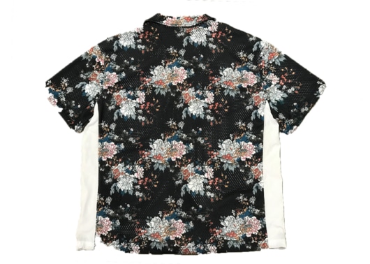 Kith Floral Print Camp Shirt Navy Multi