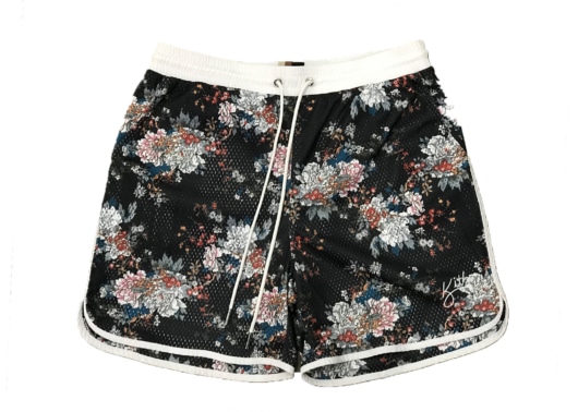 Kith Floral Print Shorts Navy Multi