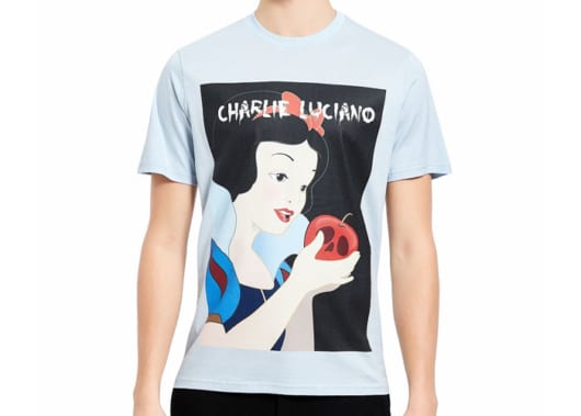 Charlie Luciano Princess Print Tee Blue