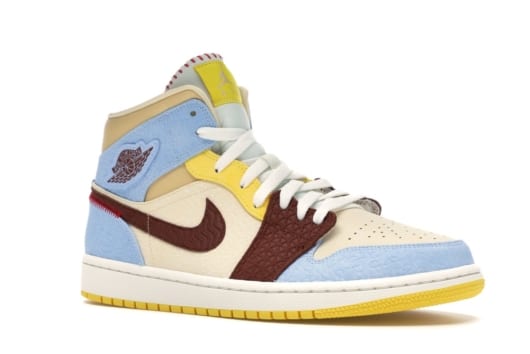Air Jordan 1 Mid SE Fearless Maison Chateau Rouge - Image 3