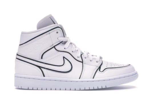 Air Jordan 1 Mid Iridescent Reflective White (W)