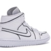 Air Jordan 1 Mid Iridescent Reflective White (W) - Image 3