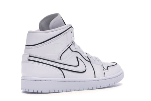 Air Jordan 1 Mid Iridescent Reflective White (W)