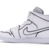 Air Jordan 1 Mid Iridescent Reflective White (W) - Image 5