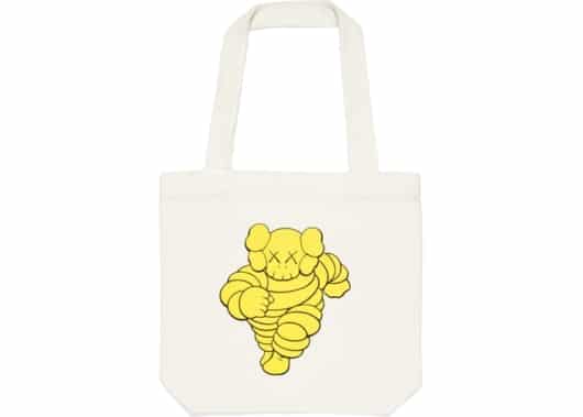 Kaws NGV Chum Tote Bag Yellow