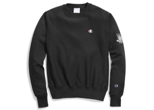 Champion Reverse Weave Crewneck 80 Years Black