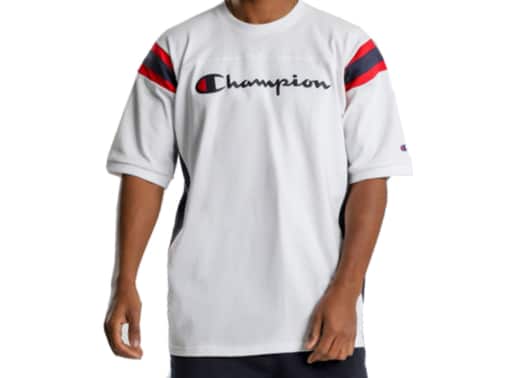 Champion Heavy Football Tee White