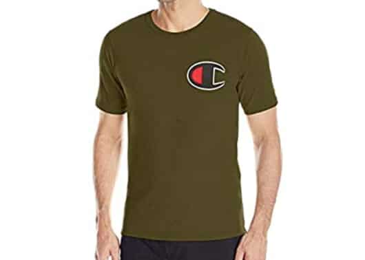 Champion Heritage Graphic Logo Tee Olive