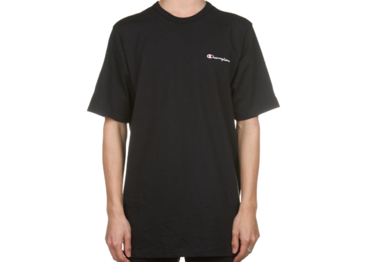 Champion Embroided Script Tee Black