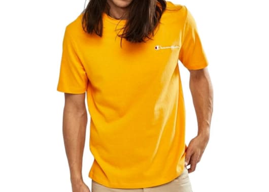 Champion Embroided Script Tee Gold