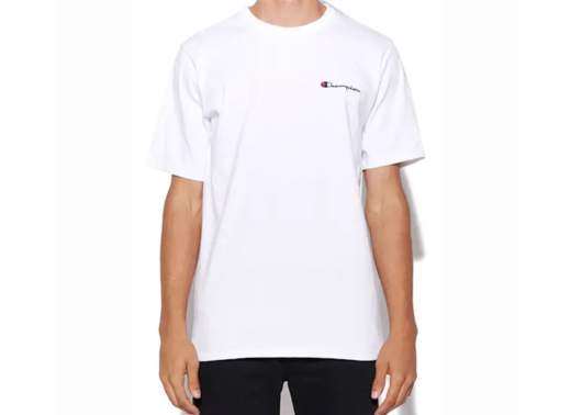 Champion Embroided Script Tee White