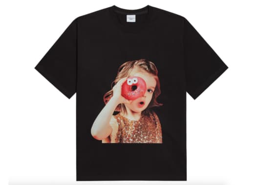 ADLV Baby Face Donut 4 Girl Tee Black