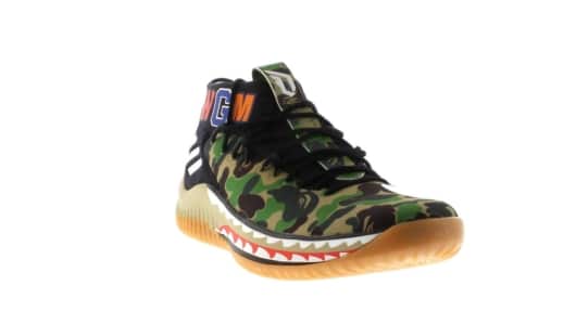 Adidas Dame 4 A Bathing Ape Camo