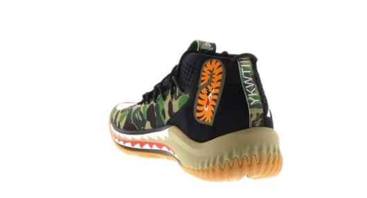 Adidas Dame 4 A Bathing Ape Camo