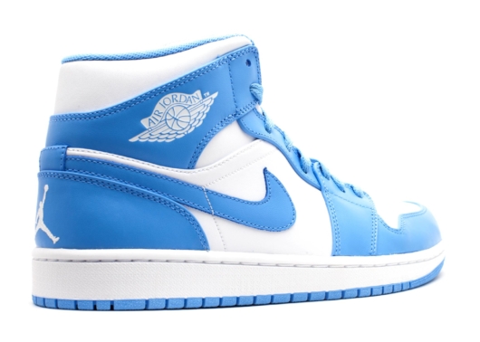Air Jordan 1 Mid 'UNC' 554724 106 - Image 3