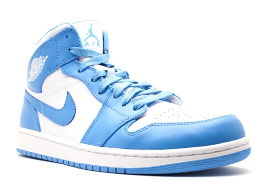 Air Jordan 1 Mid 'UNC' 554724 106 - Image 4