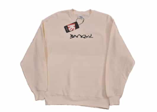 Banksy Love Bomb Crewneck Natural