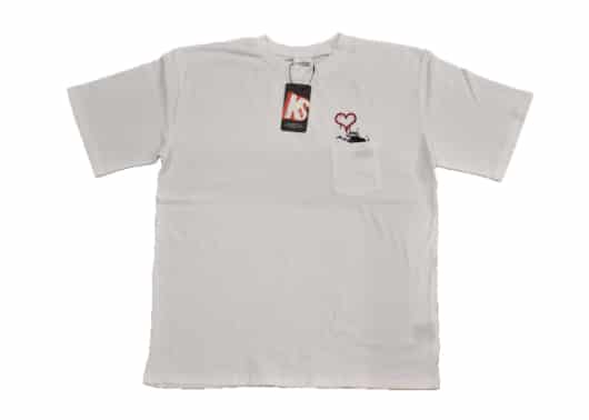 Banksy Love Rat Tee White