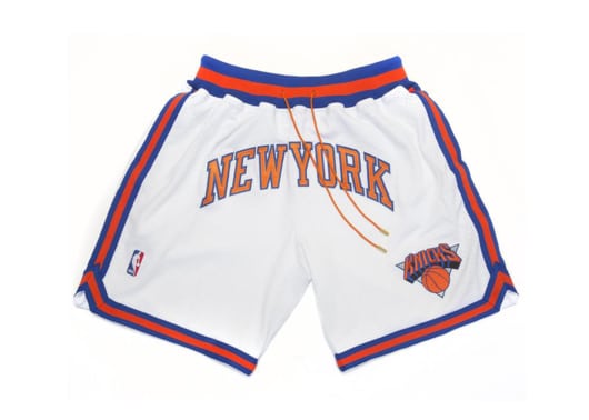 Just Don by Mitchell & Ness New York Knicks Shorts White