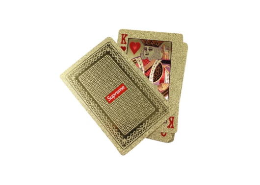 Supreme Gold Foil Playing Cards Gold