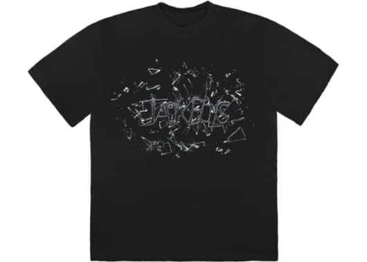 Travis Scott Jack Boys Shatter Tee Black