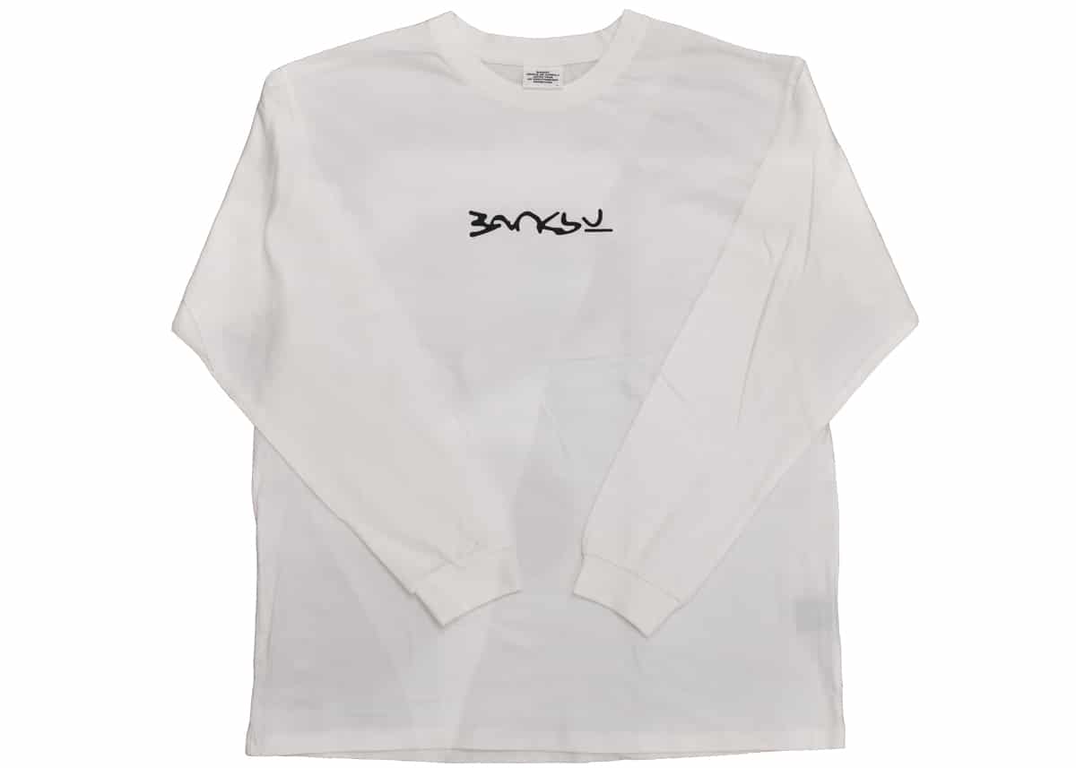 Buy Banksy Flower Thrower LS Tee White Online in Australia | KickSTW